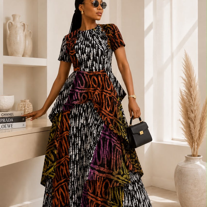 Fifi Adire 2-Piece Skirt Set