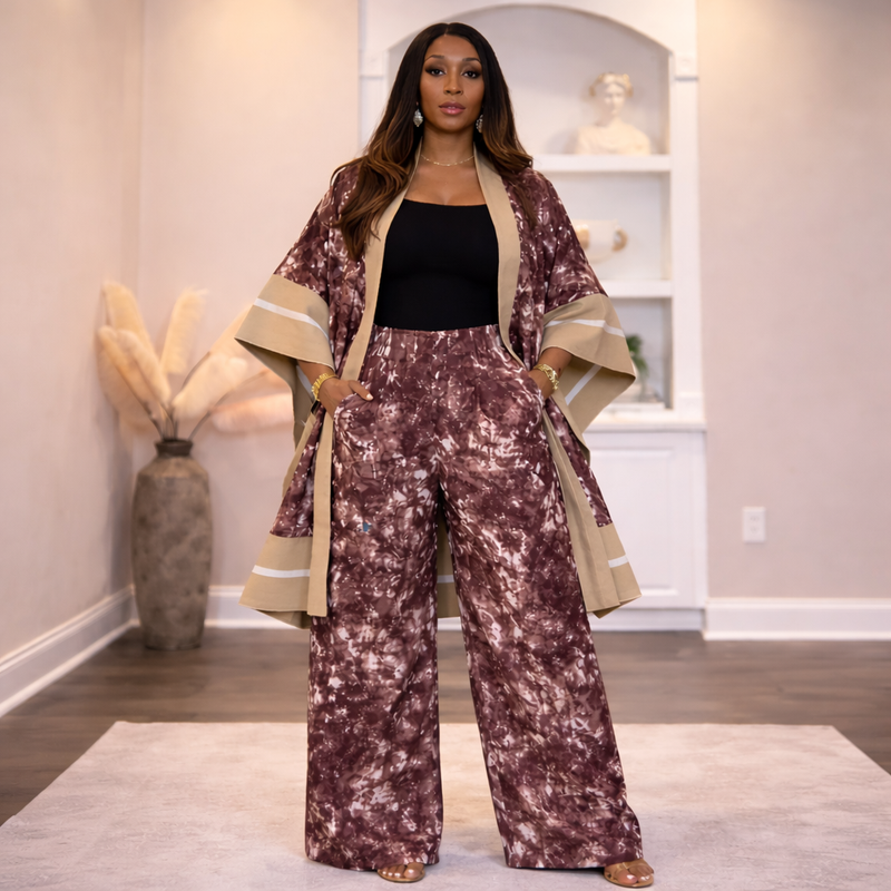 Oriki Ashoke & Adire 2-piece pant set