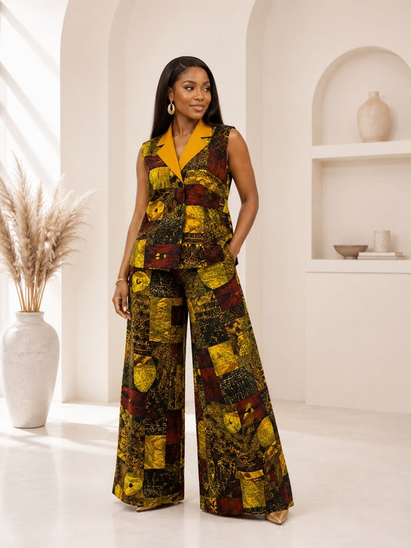 T-Baj Ankara 2-Piece Pant Set