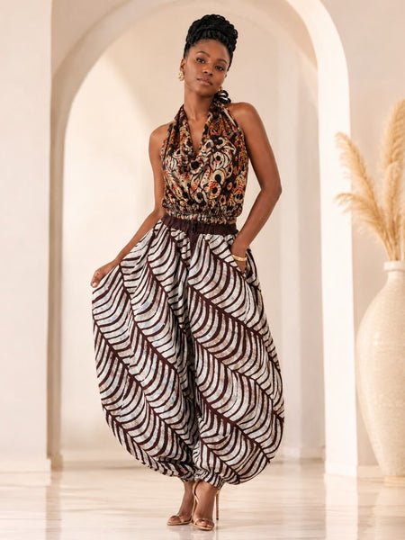 DUMEBI ADIRE BALLON PANT SET