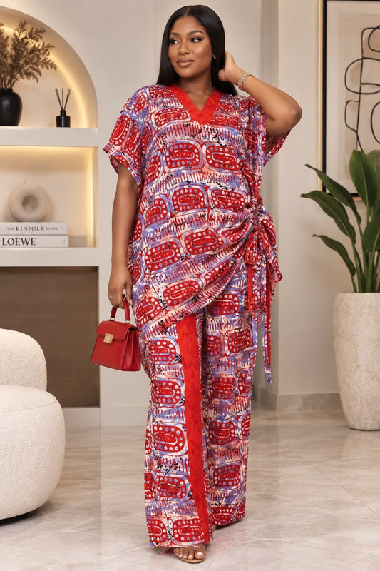 Aurum Adire 2 Piece Pant Set