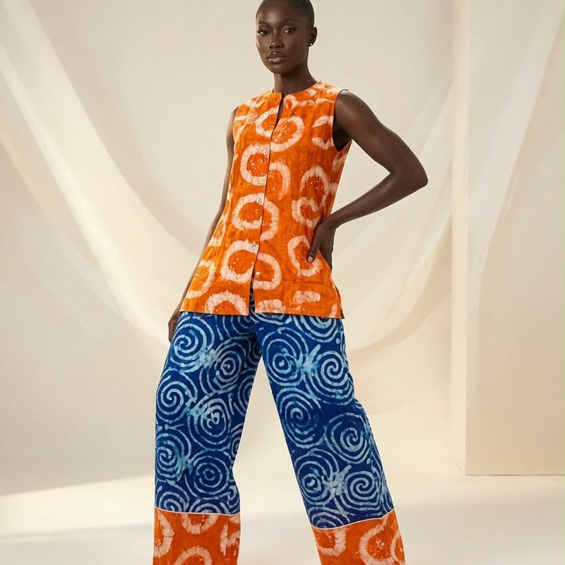 NENE ADIRE SLEEVELESS 2 PIECE PANT SET