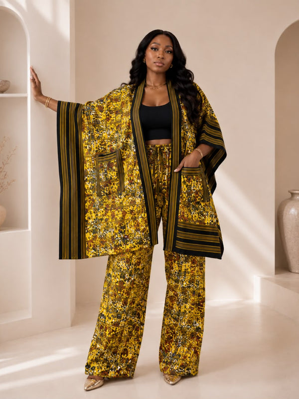 Oriki Ashoke & Adire 2-piece pant set