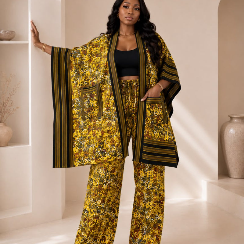 Oriki Ashoke & Adire 2-piece pant set