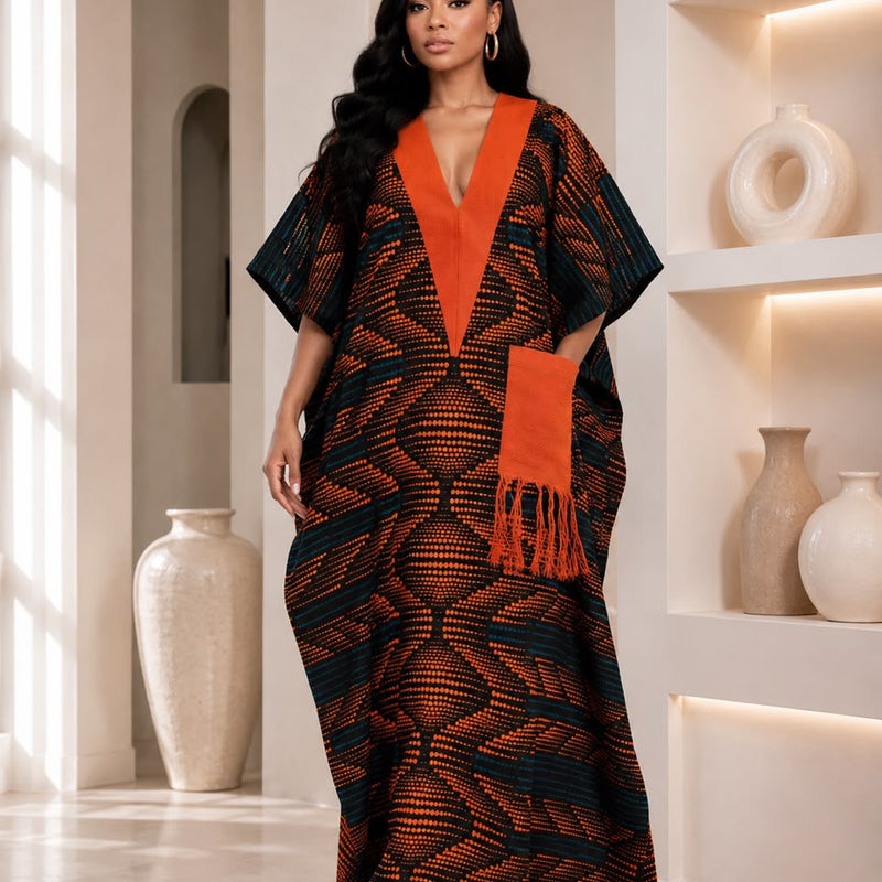 Ginika Ankara Kaftan Maxi Dress