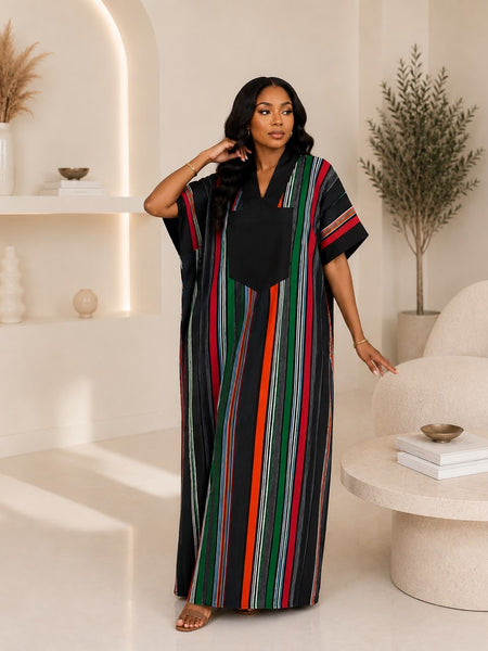 Bev Aso-Oke Boubou Kaftan