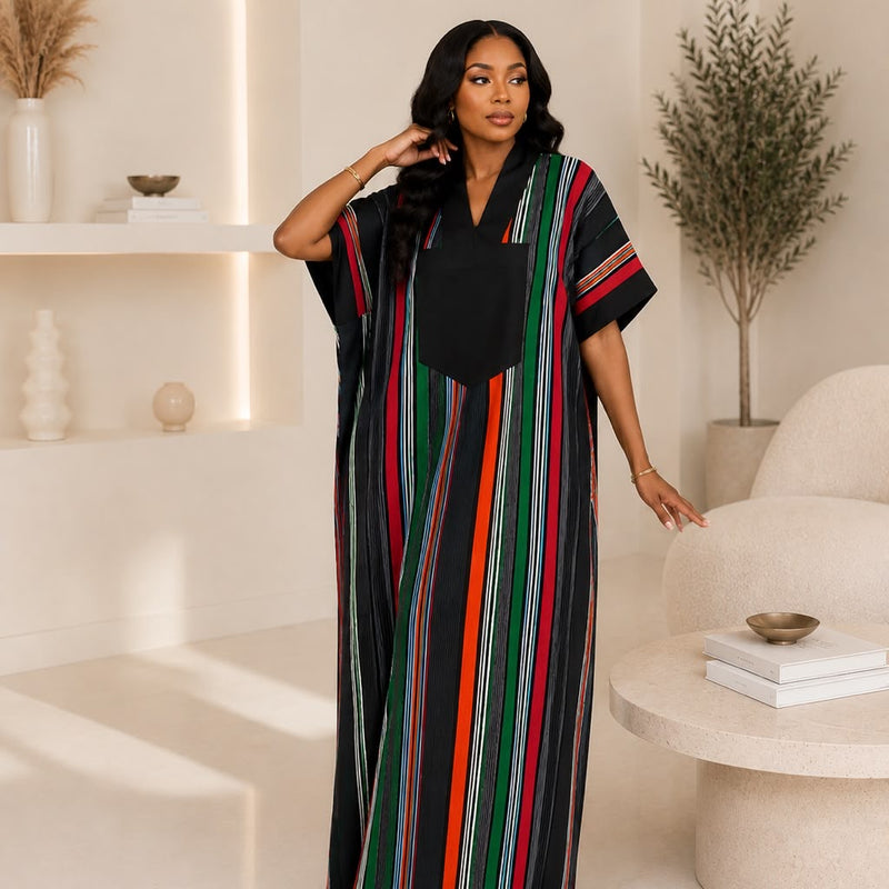 Bev Aso-Oke Boubou Kaftan
