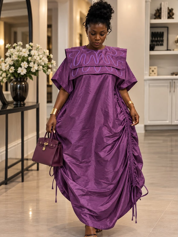 The Queen of NYC Adjustable Boubou Kaftan – Flowing Maxi Dress