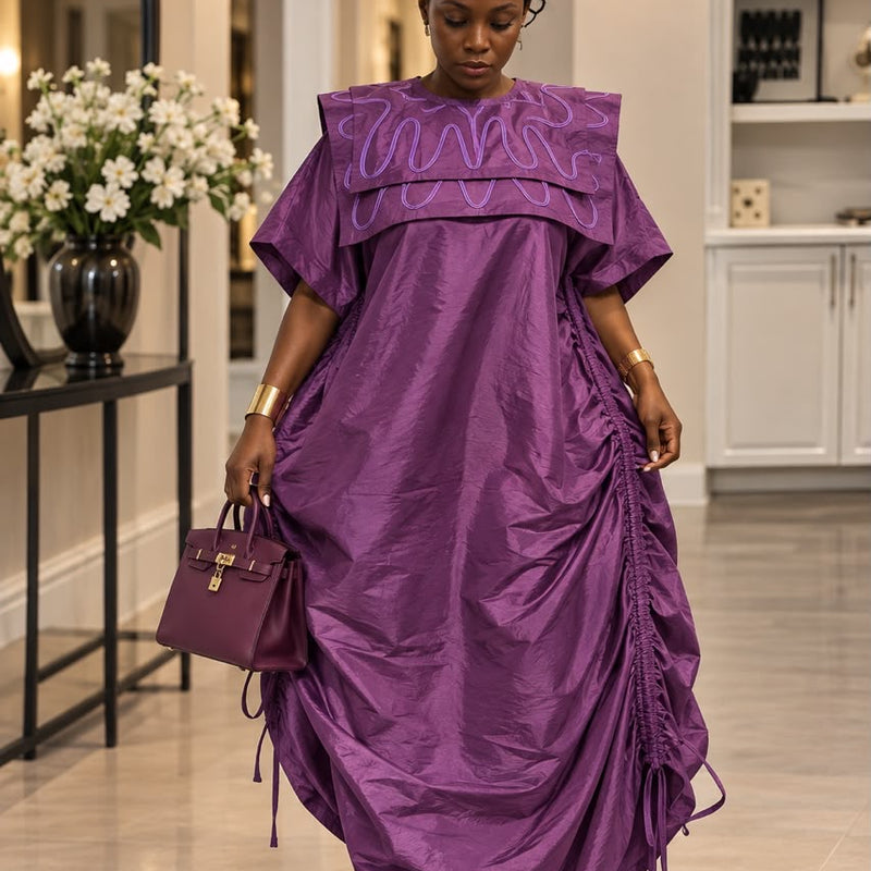 The Queen of NYC Adjustable Boubou Kaftan – Flowing Maxi Dress
