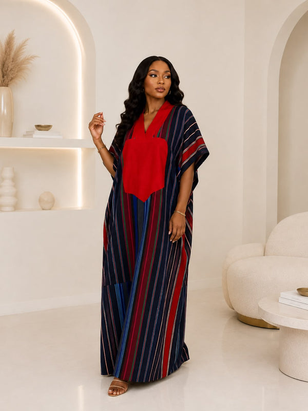 Bev Aso-Oke Boubou Kaftan