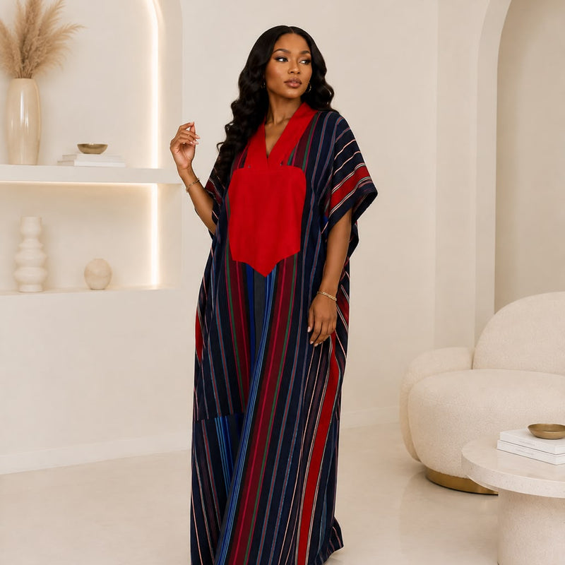 Bev Aso-Oke Boubou Kaftan