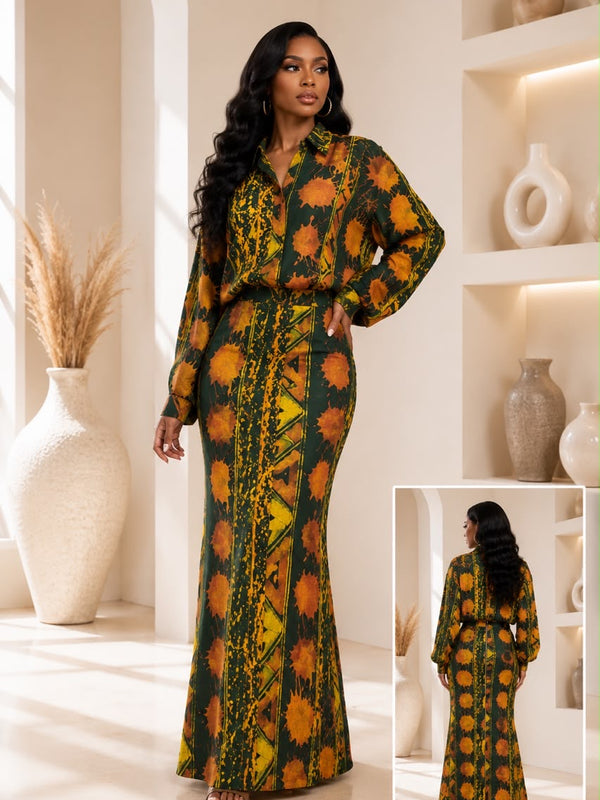 Banke Adire 2-Piece skirt set