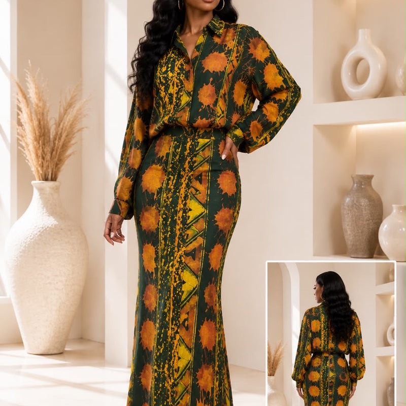 Banke Adire 2-Piece skirt set