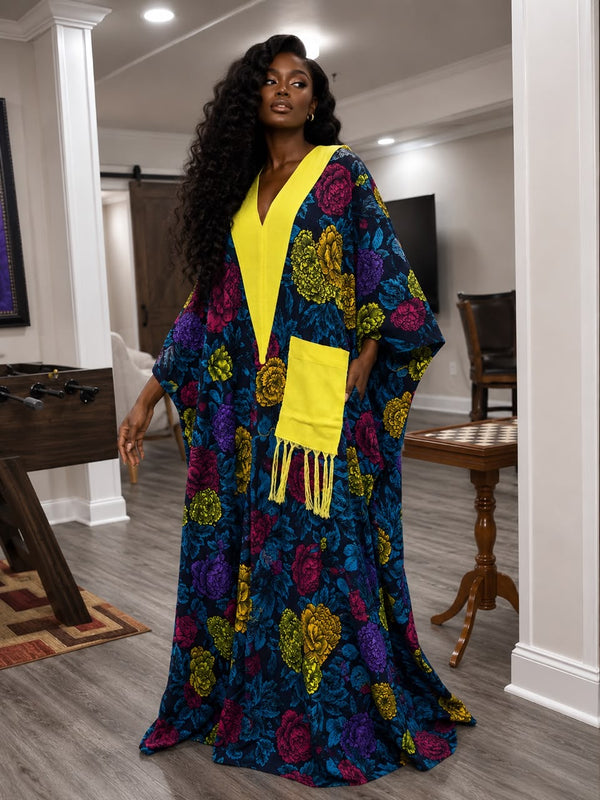 Ginika Ankara Kaftan Maxi Dress