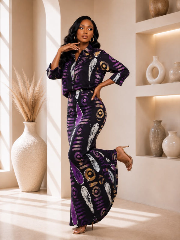 Banke Adire 2-Piece skirt set
