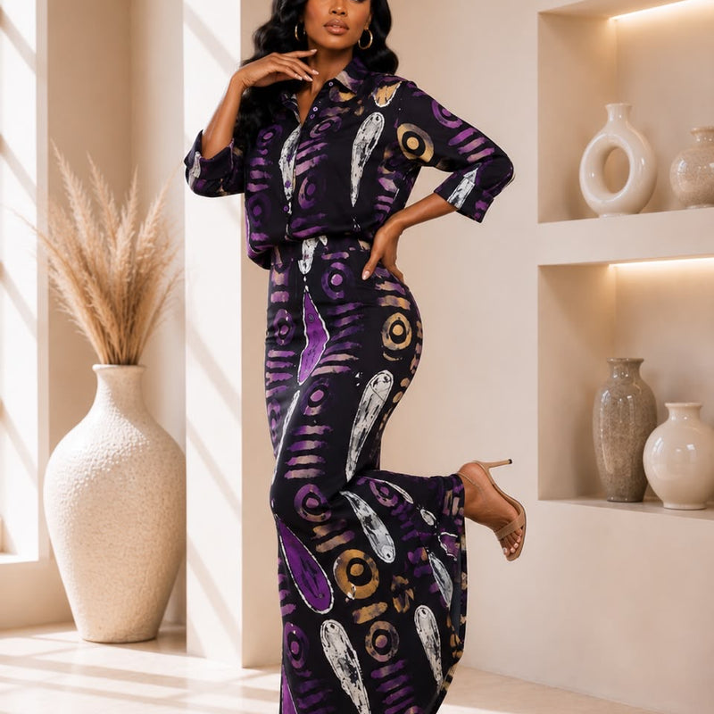 Banke Adire 2-Piece skirt set