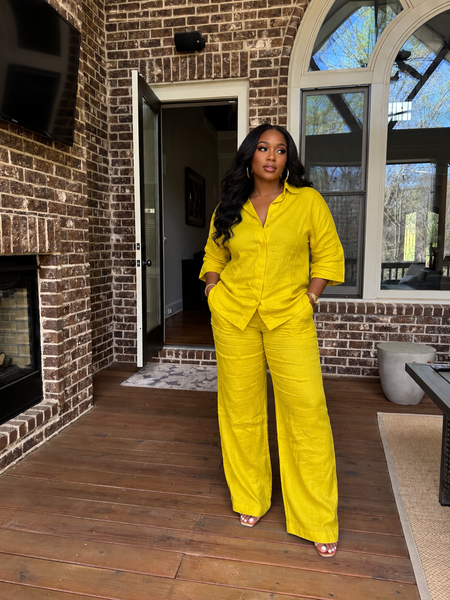 CARLINE LINEN 2-PIECE SET