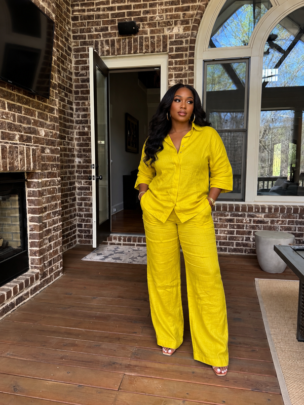 CARLINE LINEN 2-PIECE SET