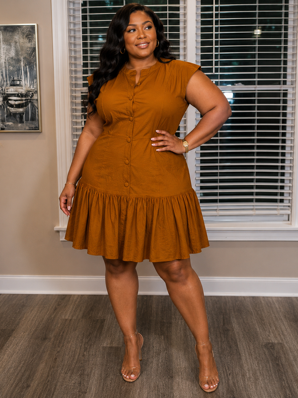 Kia Shirley Ruffled Dress
