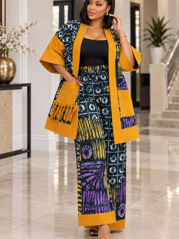 Oriki Ashoke & Adire 2-piece pant set