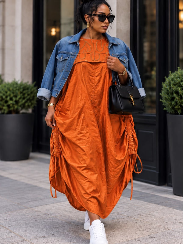 The Queen of NYC Adjustable Boubou Kaftan – Flowing Maxi Dress