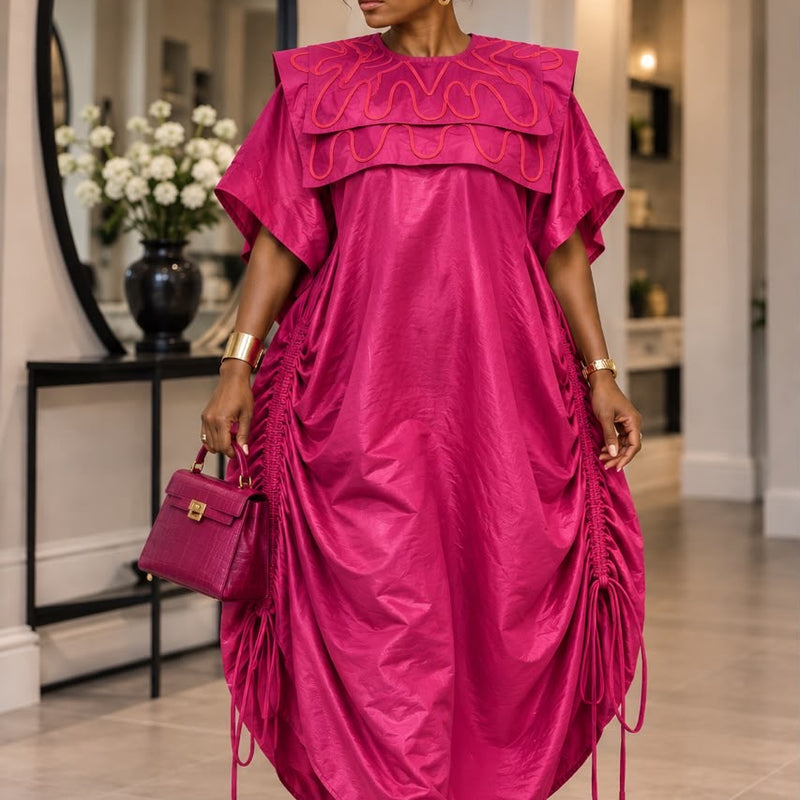 The Queen of NYC Adjustable Boubou Kaftan – Flowing Maxi Dress