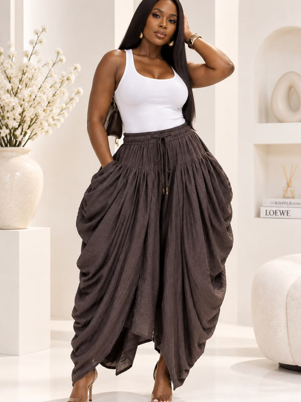 Zizi Luxe Harem Pants - Voluminous High-Waisted Statement Trousers