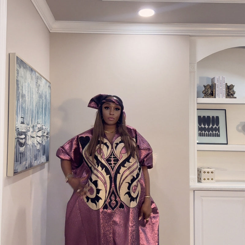 Luchi Luxe Embroidery Kaftan – Luxury African Kaftan Dress for Elegant Women