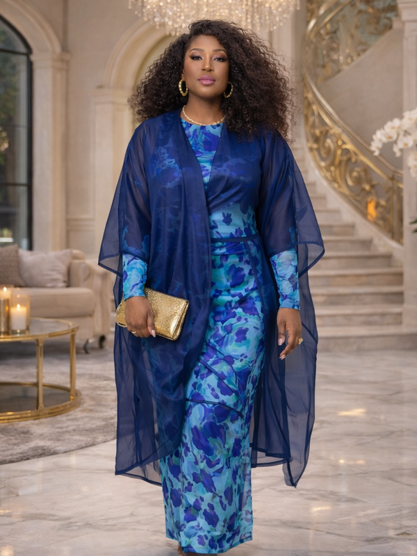 Malaika 2-piece mesh dress
