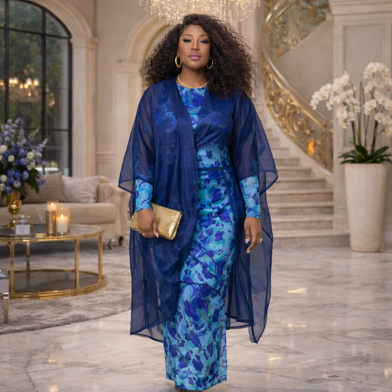 Malaika 2-piece mesh dress