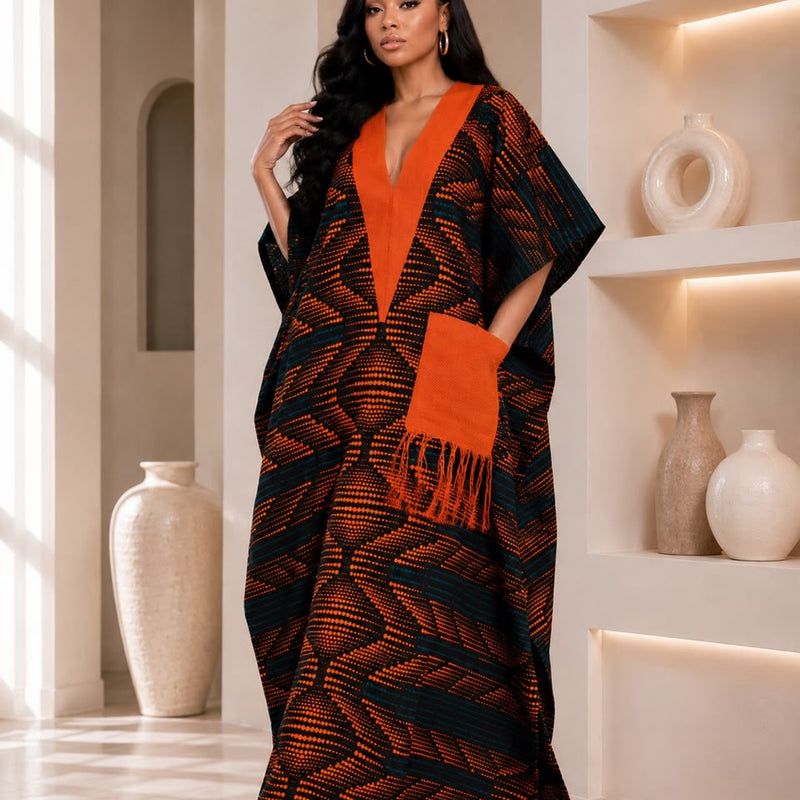 Ginika Ankara Kaftan Maxi Dress