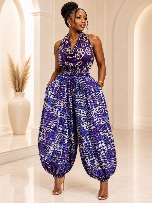 DUMEBI ADIRE BALLON PANT SET