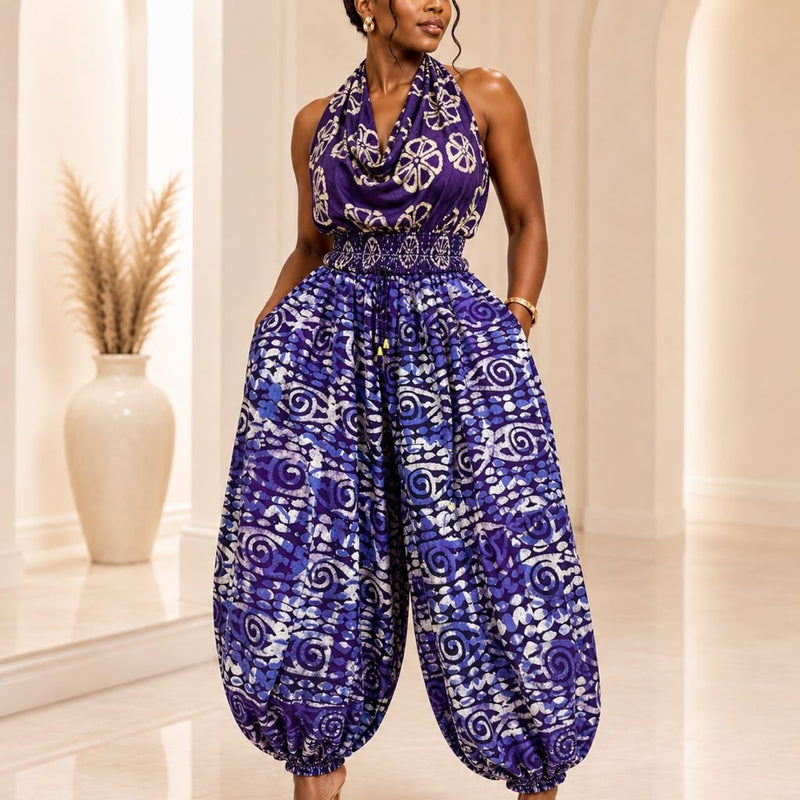 DUMEBI ADIRE BALLON PANT SET
