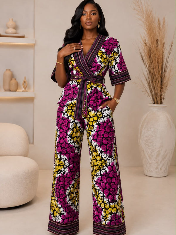 Yemi Ankara x Ashoke 2-Piece Pant Set