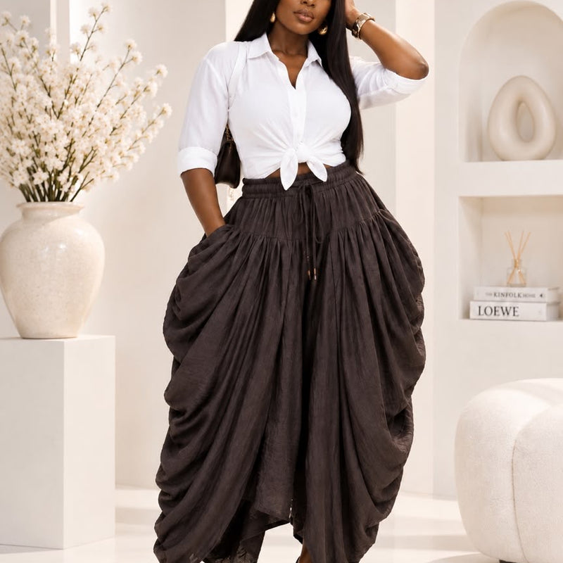Zizi Luxe Harem Pants - Voluminous High-Waisted Statement Trousers