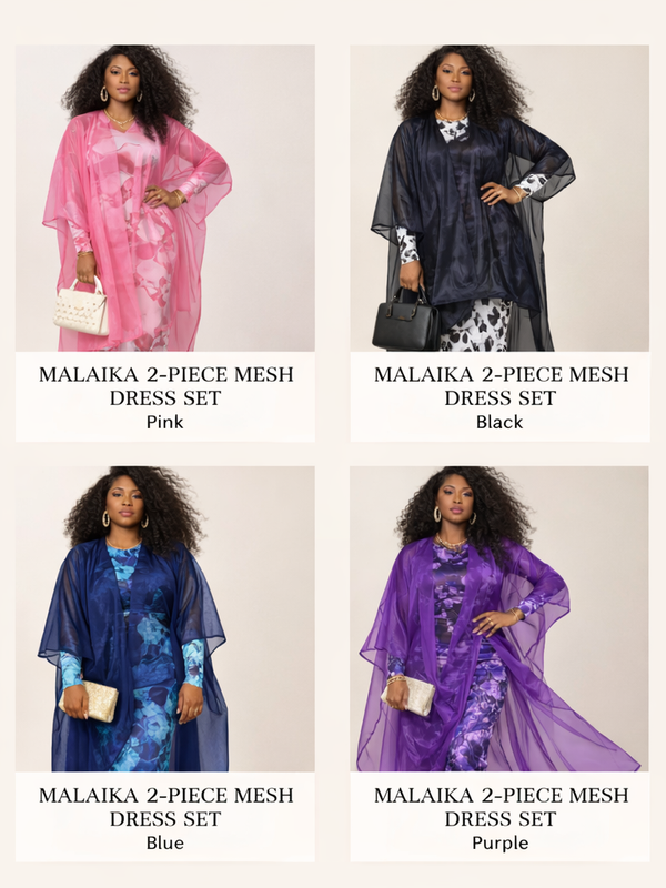 Malaika 2-piece mesh dress