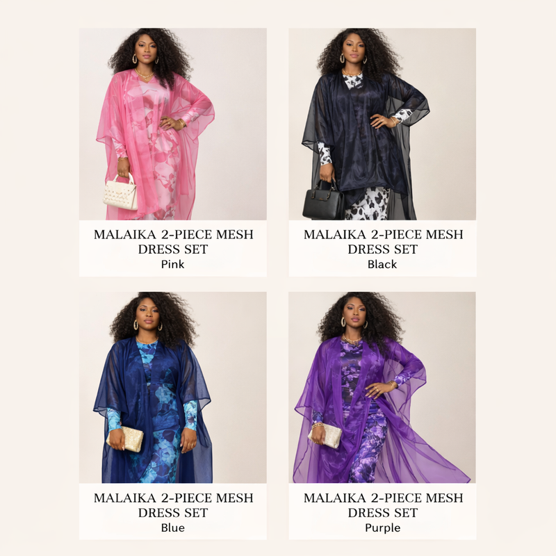 Malaika 2-piece mesh dress