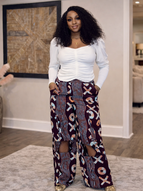 Mesoma Ankara Statement Pants
