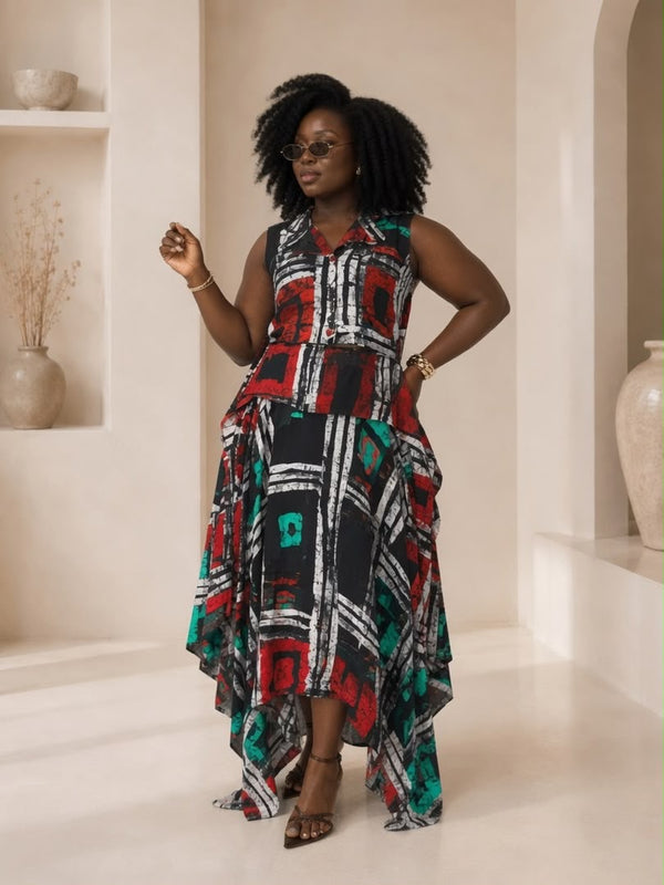 BONANG ADIRE HANKERCHIEF 2 PIECE SKIRT SET