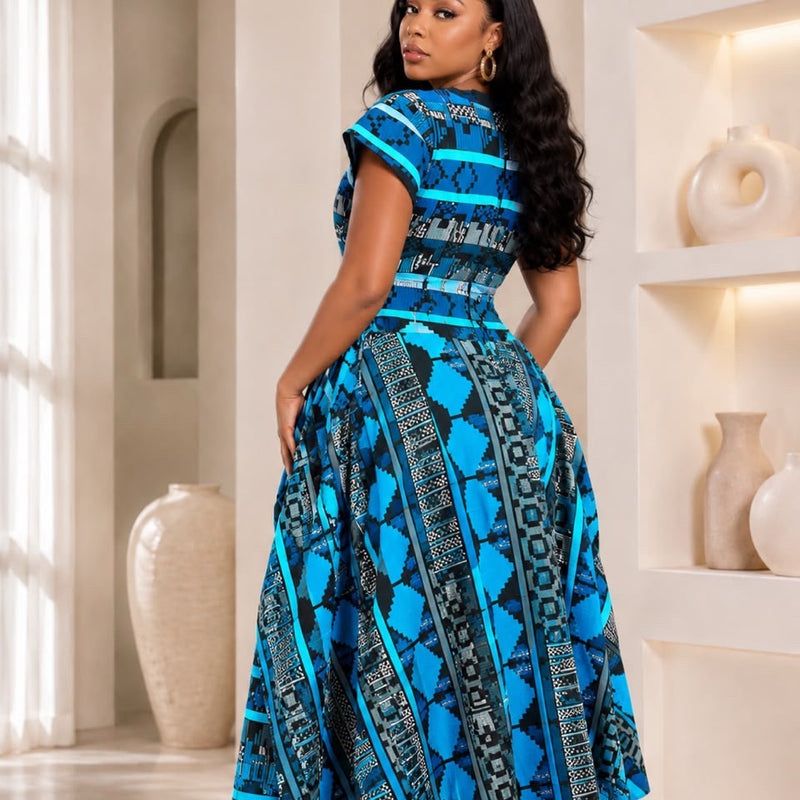Fifi Ankara 2-Piece Skirt Set