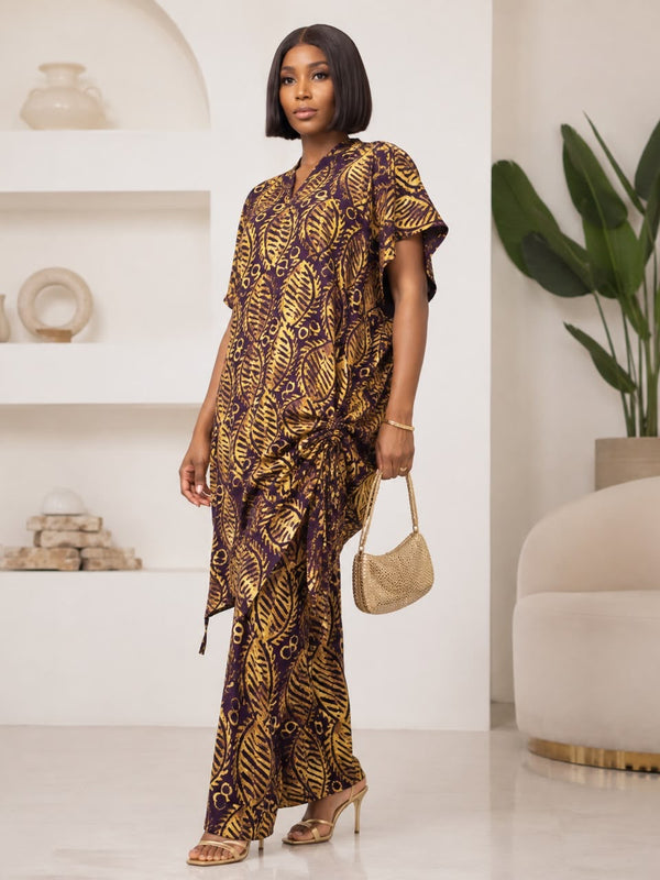 Aurum Adire 2 Piece Pant Set