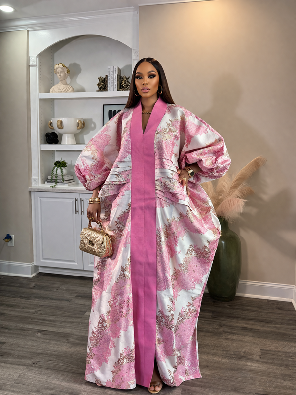 LEBA Damax Boubou Kaftan – Luxury African Maxi Dress