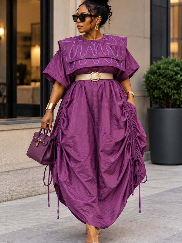 The Queen of NYC Adjustable Boubou Kaftan – Flowing Maxi Dress