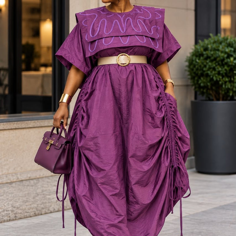 The Queen of NYC Adjustable Boubou Kaftan – Flowing Maxi Dress