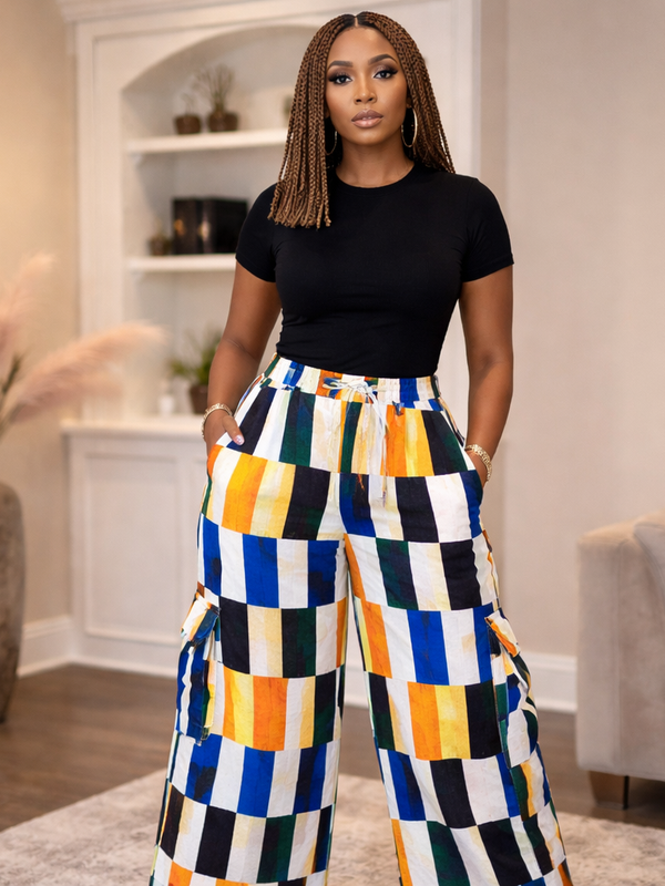 Mesoma Ankara Statement Pants