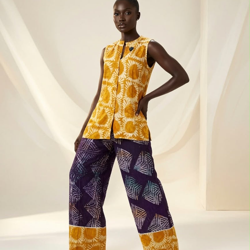 NENE ADIRE SLEEVELESS 2 PIECE PANT SET