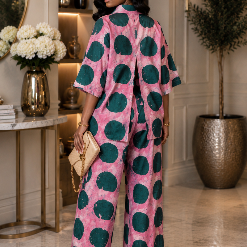 Simdi Ankara Print Two-Piece Matching Set – Luxury African Fashion