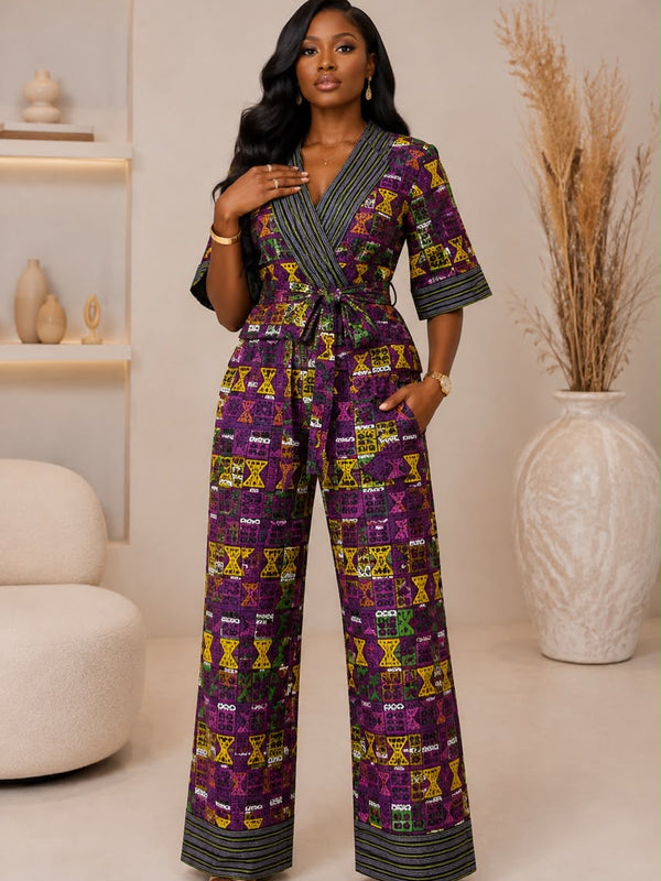 Yemi Ankara x Ashoke 2-Piece Pant Set