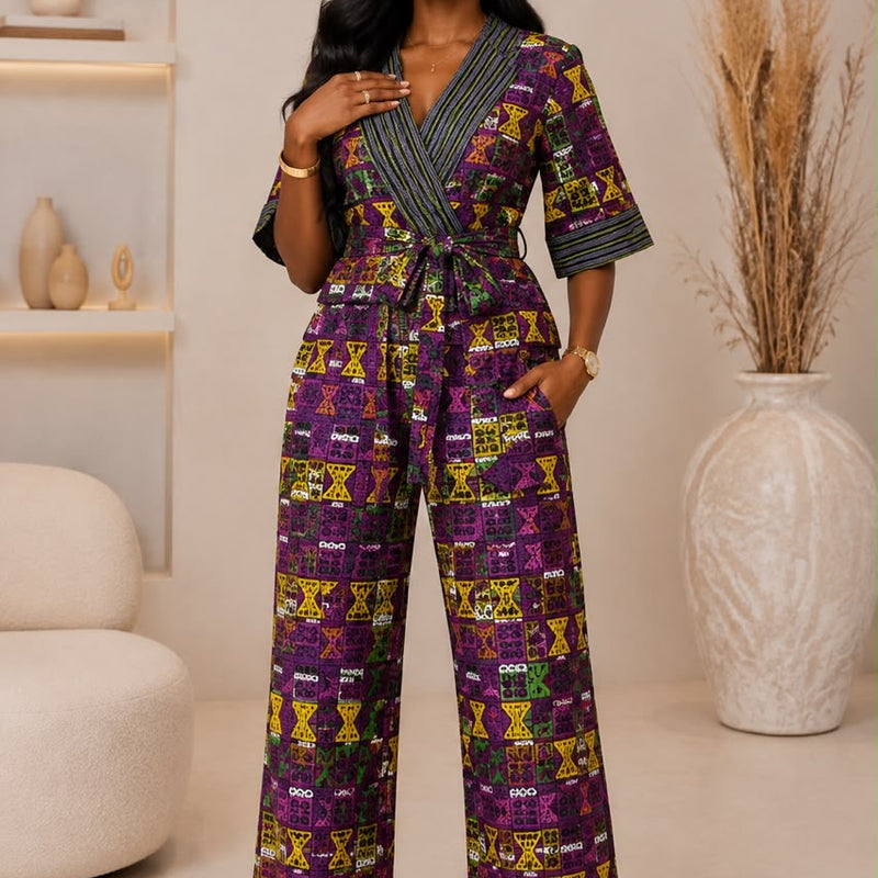 Yemi Ankara x Ashoke 2-Piece Pant Set