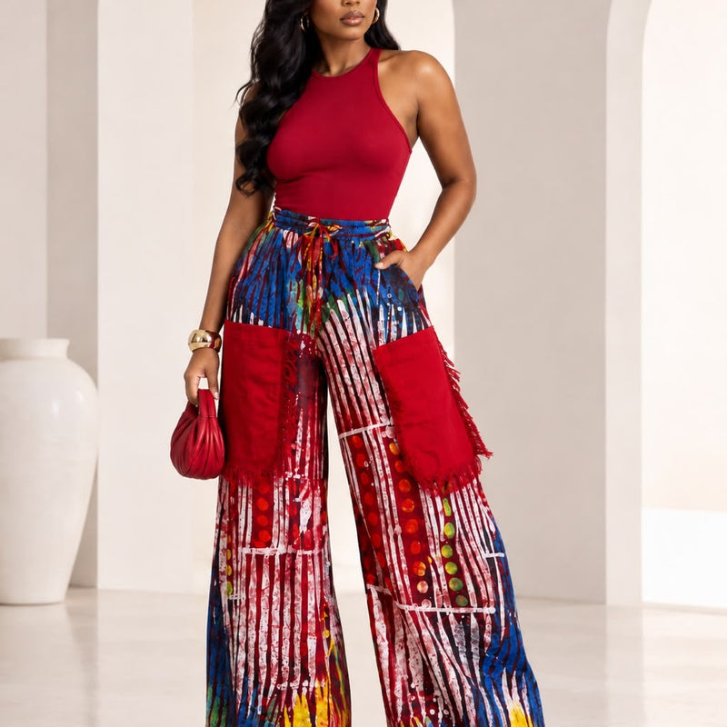 TAO LUXE ADIRE BATIK PANTS